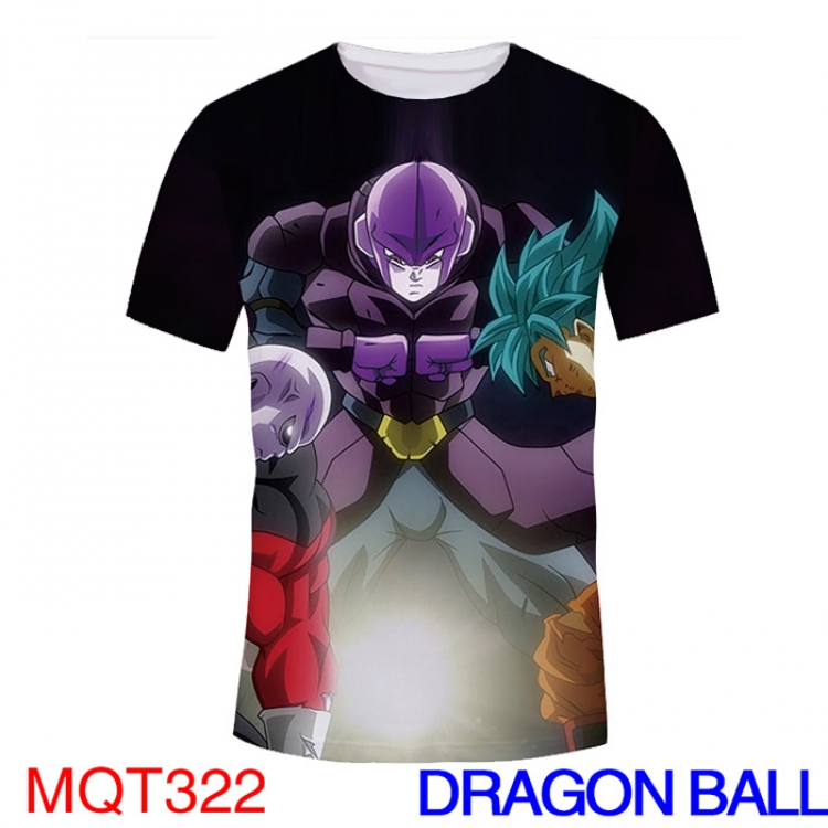 DRAGON BALL MQT322 Modal T-Shirt Full-color Double-sided M L XL XXL XXXL