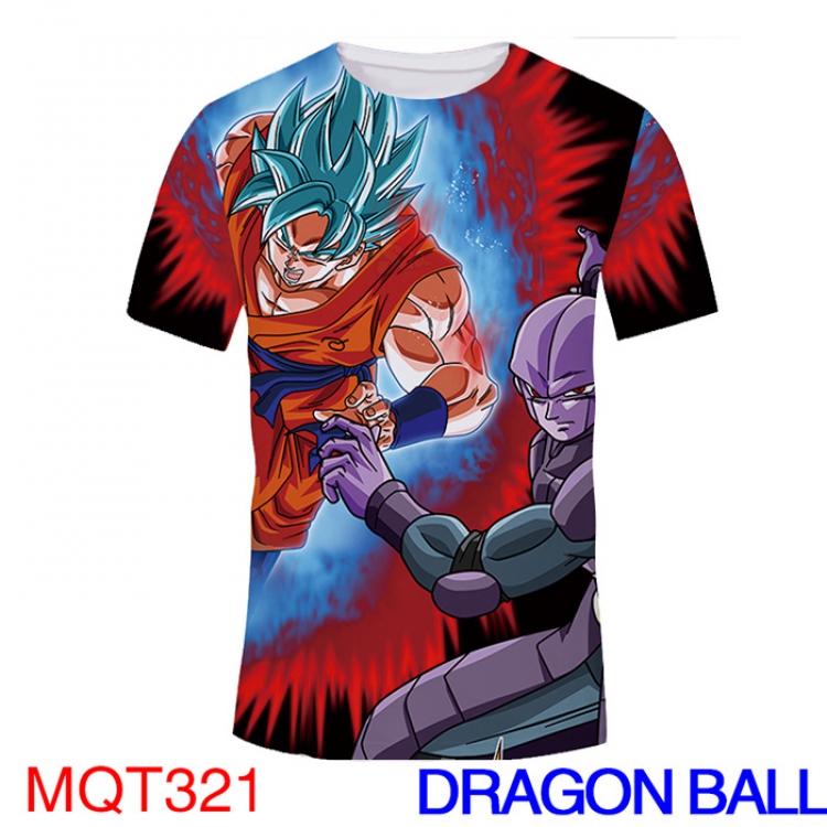 DRAGON BALL MQT321 Modal T-Shirt Full-color Double-sided M L XL XXL XXXL