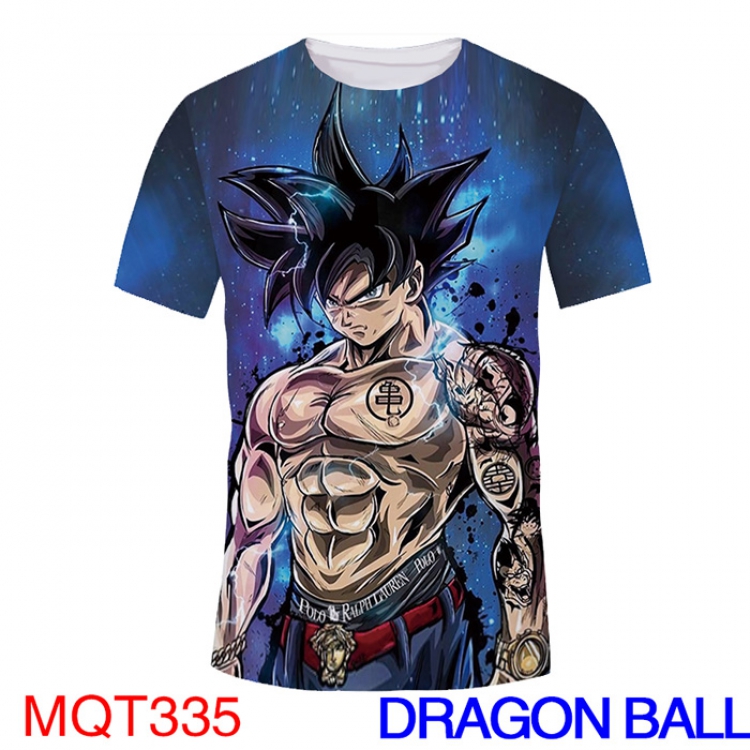 DRAGON BALL MQT335 Modal T-Shirt Full-color Double-sided M L XL XXL XXXL