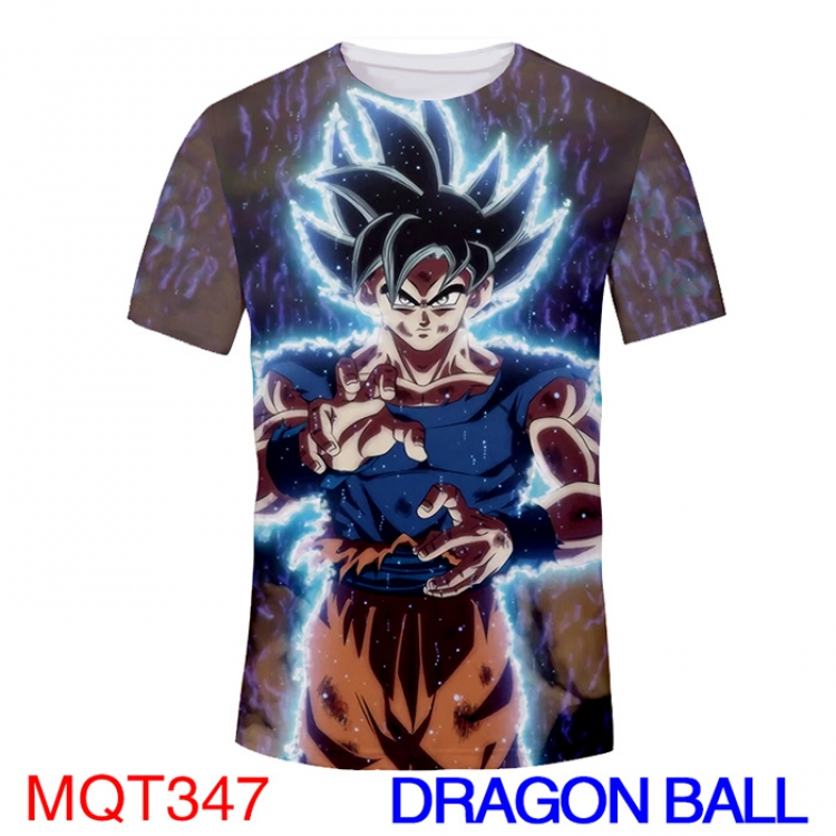 DRAGON BALL MQT347 Modal T-Shirt Full-color Double-sided M L XL XXL XXXL