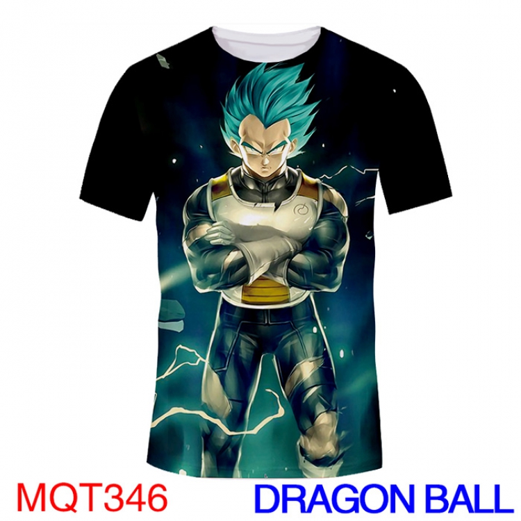 DRAGON BALL MQT346 Modal T-Shirt Full-color Double-sided M L XL XXL XXXL