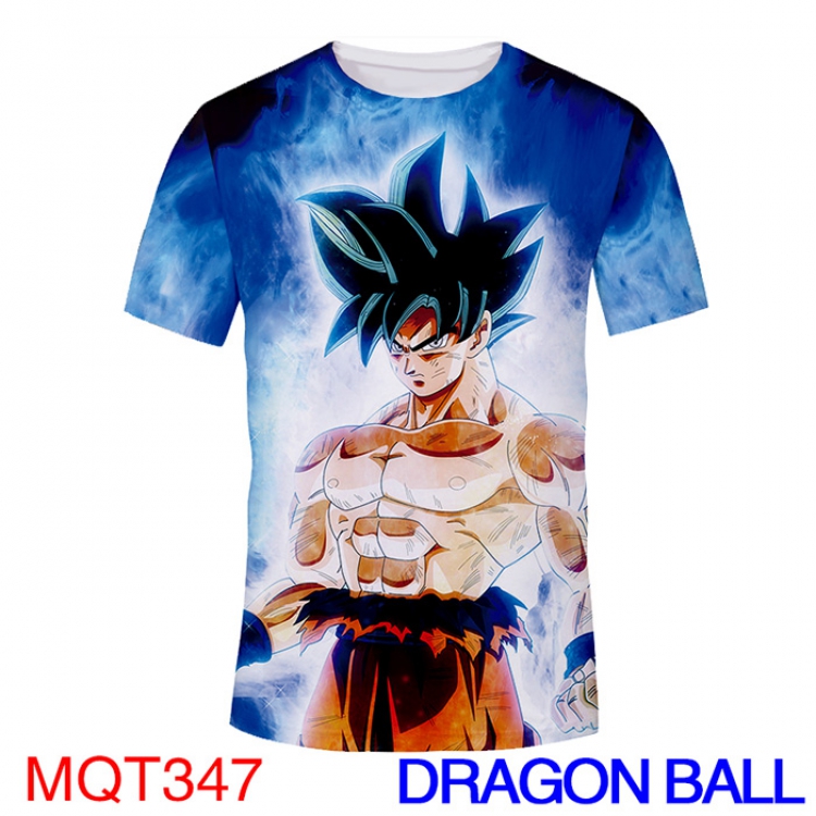 DRAGON BALL MQT347 Modal T-Shirt Full-color Double-sided M L XL XXL XXXL