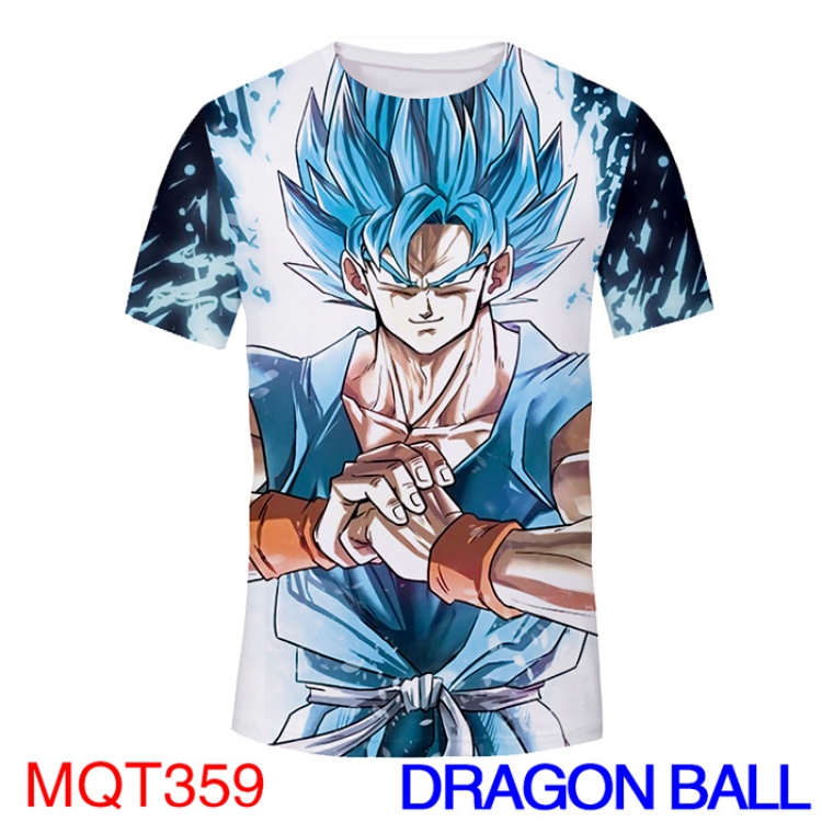 DRAGON BALL MQT359 Modal T-Shirt Full-color Double-sided M L XL XXL XXXL