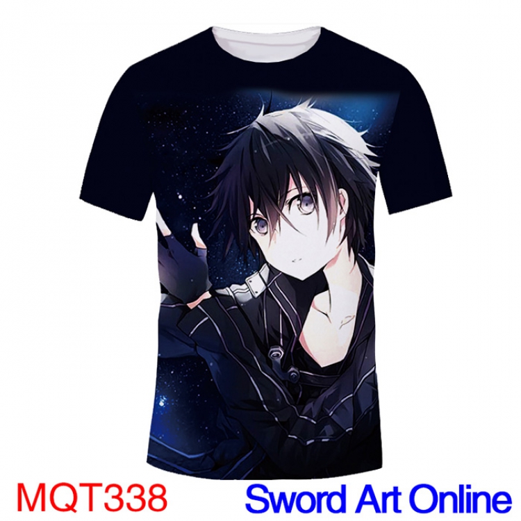 Sword Art Online MQT338 Modal T-Shirt Full-color Double-sided M L XL XXL XXXL