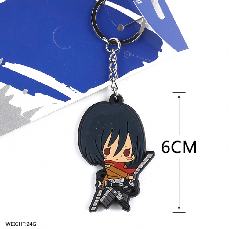 Key Chain Attack on Titan Mikasa·Ackerma price for 5 pcs