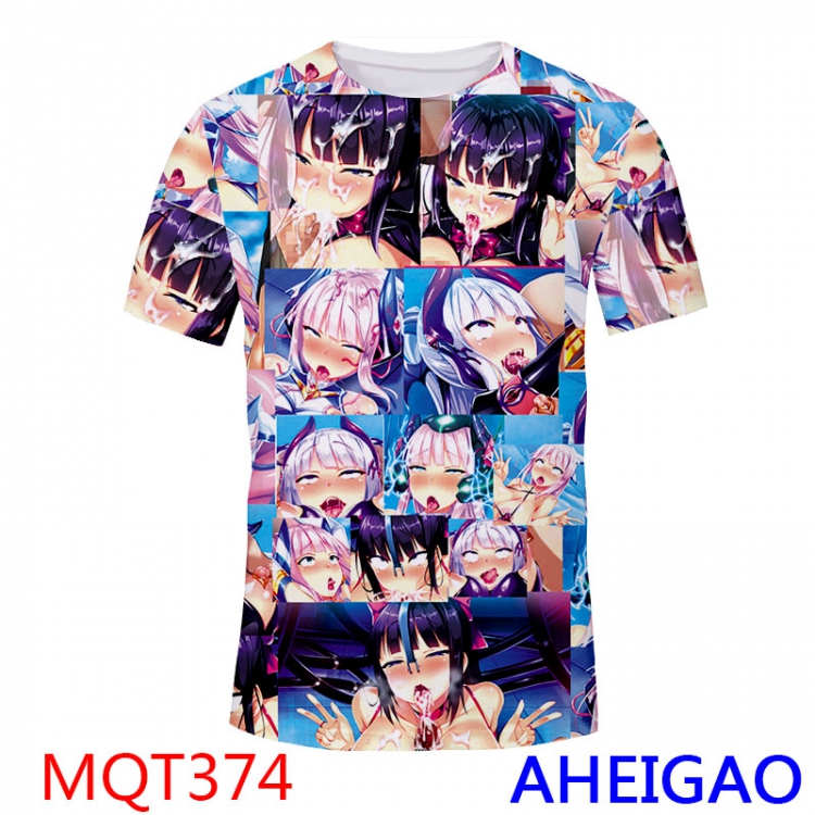 Ahegao Peace T-shirt M L XL XXL XXXL