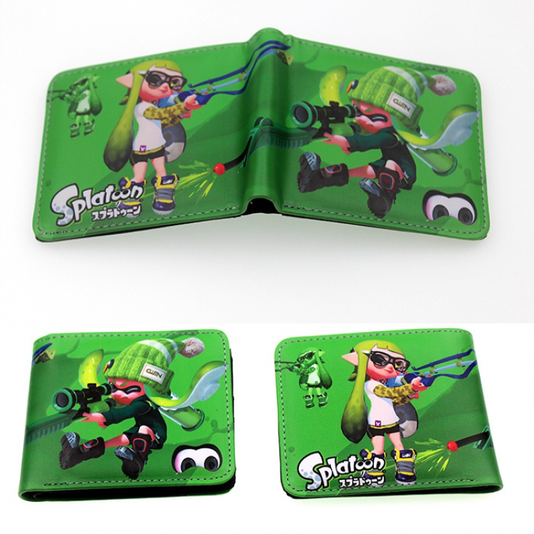 Splatoon  PU Short Wallet D