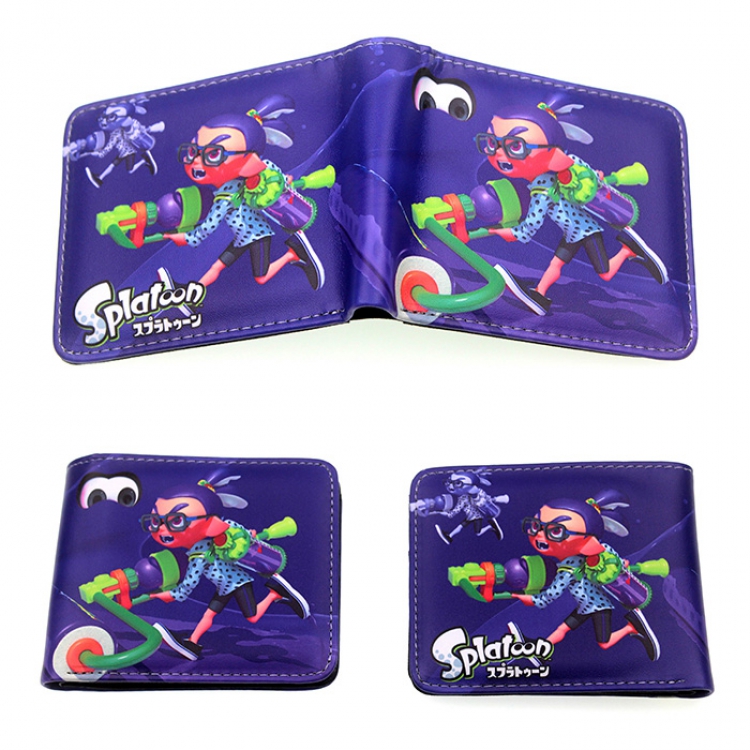 Splatoon  PU Short Wallet C