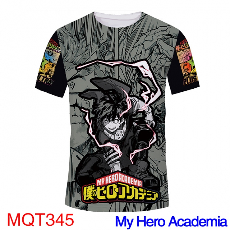 T-shirt My Hero Academia MQT345 Modal Full-color Double-sided M L XL XXL XXXL