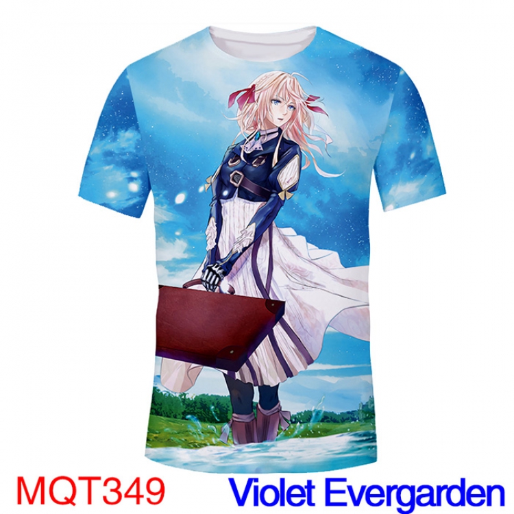 T-shirtViolet Evergarden MQT349 Full-color Double-sided M L XL XXL XXXL