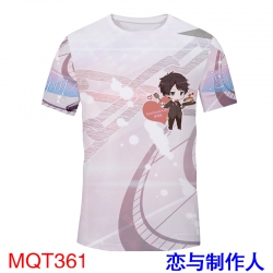 T-shirt Love and Producer MQT3...