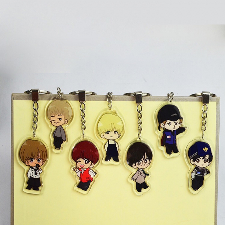 Key Chain BTS Mix price for 35 pcs 4.5X3CM