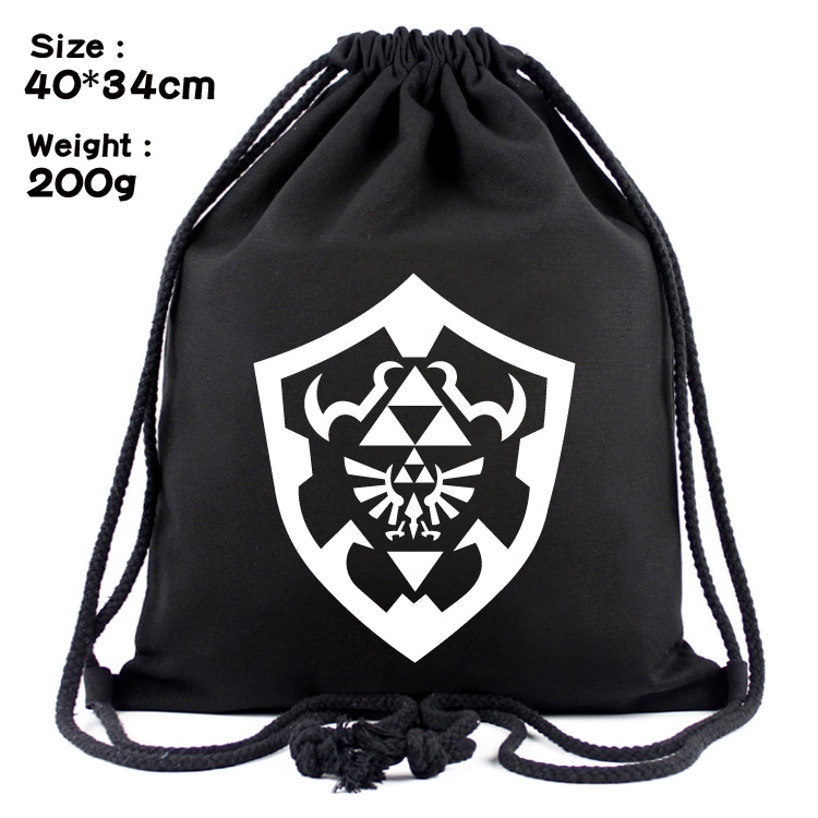 Canvas Bag The Legend of Zelda Shield Design Backpack