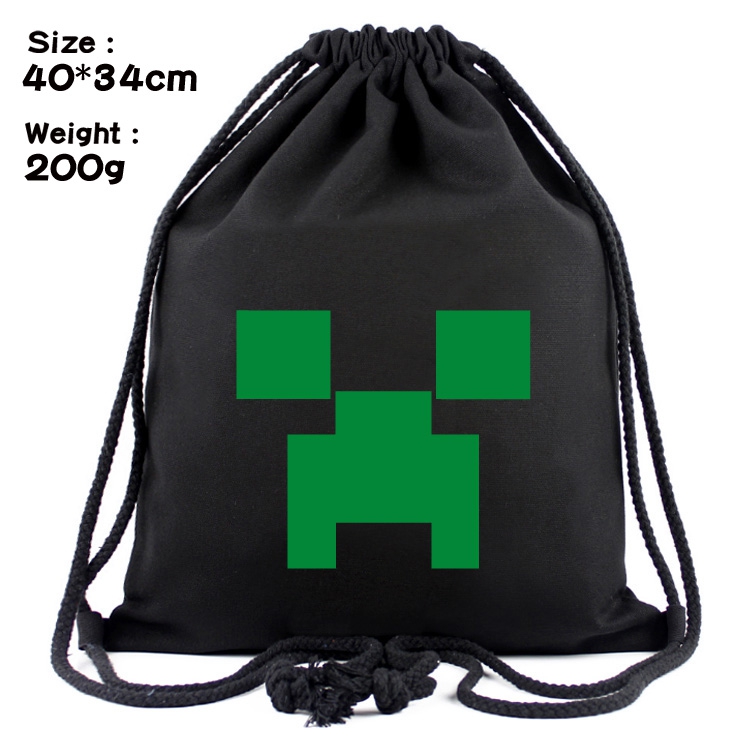 Bag Minecraft JJ Design canvas Backpack