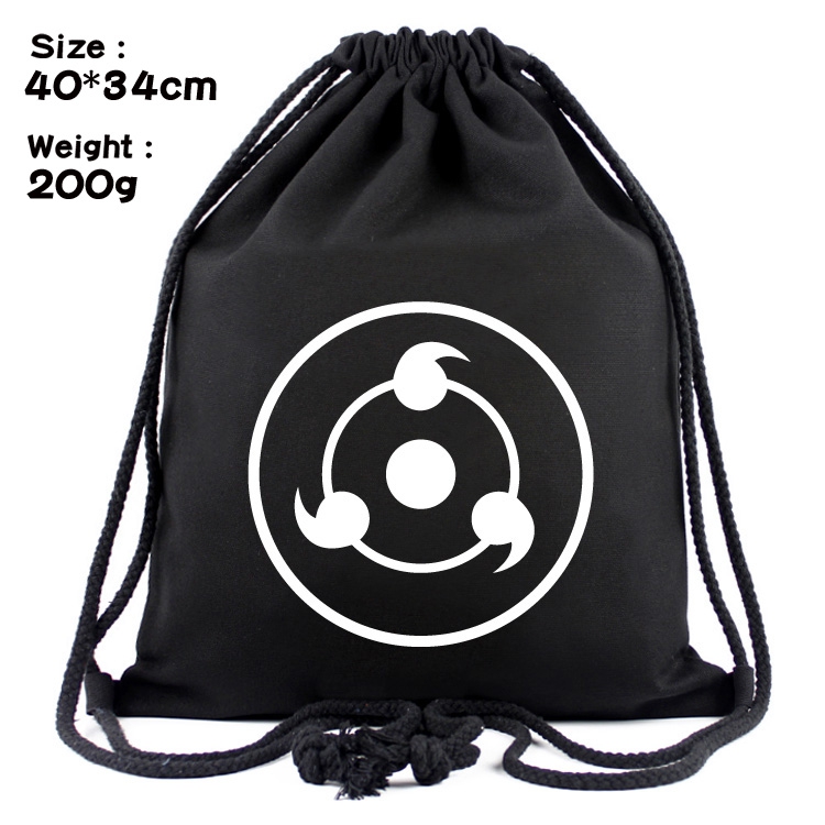 Naruto Sharingan Canvas Backpack