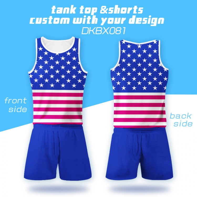 DKBX081-Tank Top  Shorts S M L XL XXL