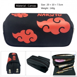 Pencil Bag Naruto Canvas Doube...