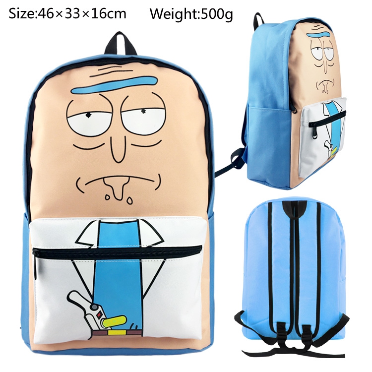 Bag Rick and Morty Rick Canvas Backpack
