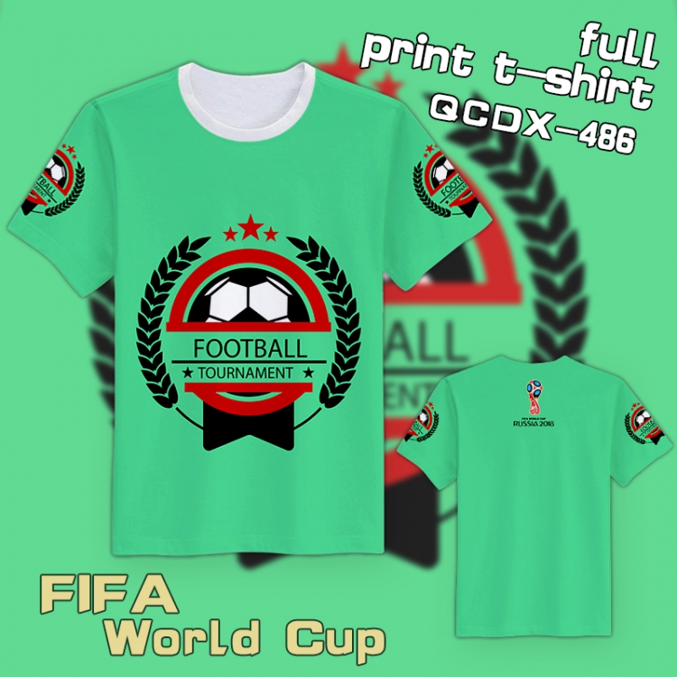 QCDX486-2018 FIFA World Cu T-Shirt S M L XL XXL XXXL XXXXL XXXXXL