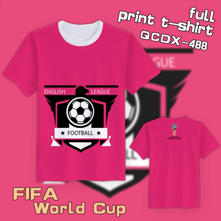 QCDX488-2018 FIFA World Cu T-Shirt S M L XL XXL XXXL XXXXL XXXXXL
