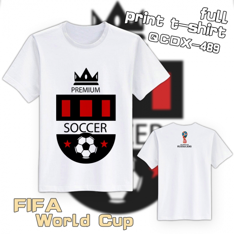 QCDX489-2018 FIFA World Cu T-Shirt S M L XL XXL XXXL XXXXL XXXXXL