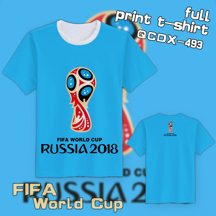 QCDX493-2018 FIFA World Cu T-Shirt S M L XL XXL XXXL XXXXL XXXXXL