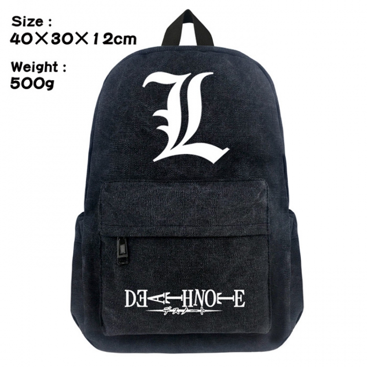 Canvas Bag Death note Backpack