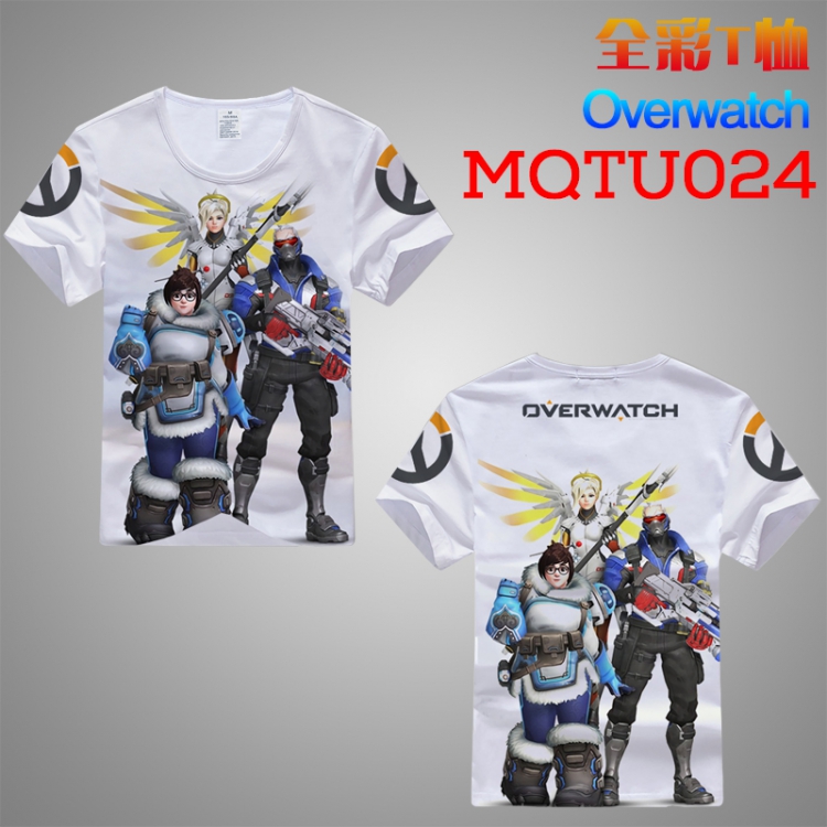 T-shirt Overwatch Double-sided M L XL XXL XXXL MQTU024