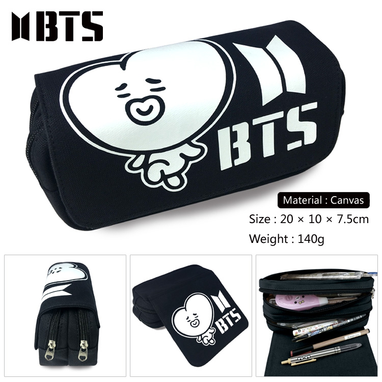 Canvas Pencil Bag Love BTS