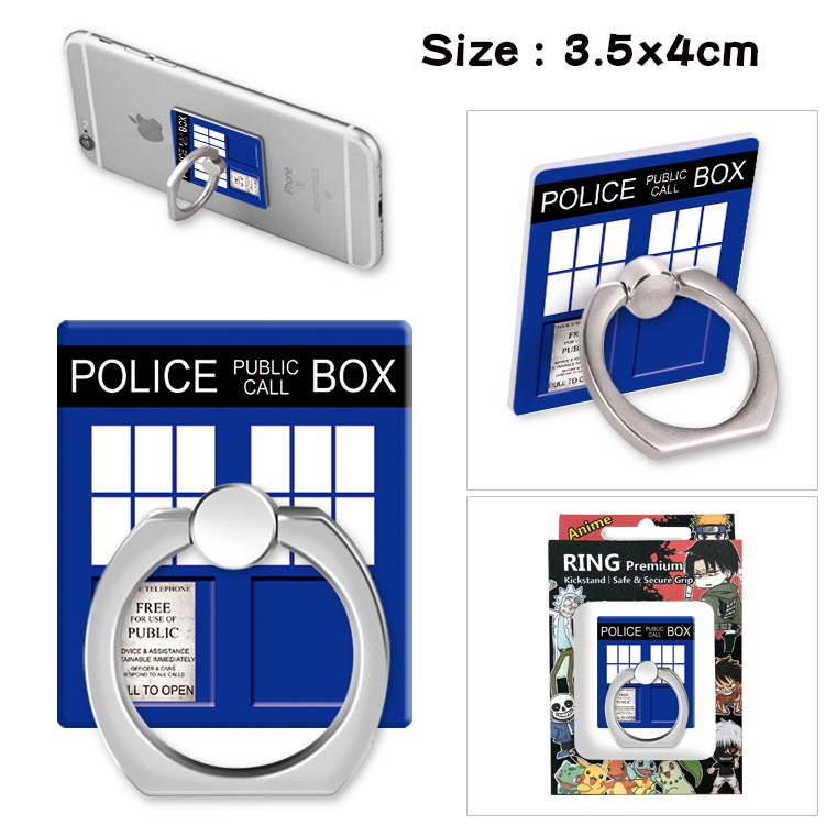 Doctor Who Ring holder for mobile phone