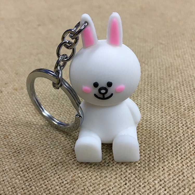 Key Chain Bunny Cony Ring holder for mobile phone