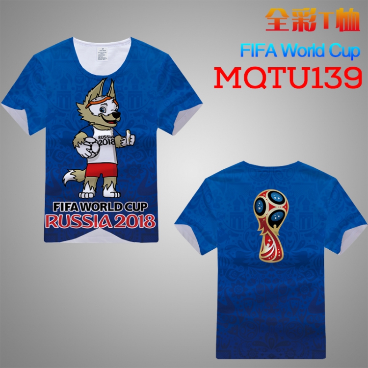 T-Shirt FIFA World Cup MQTU139 Double-sided M L XL XXL XXXL