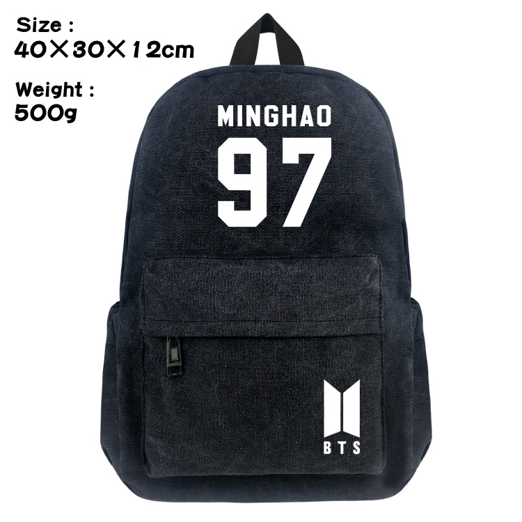 Canvas Bag BTS 97-MINGHAO Backpack