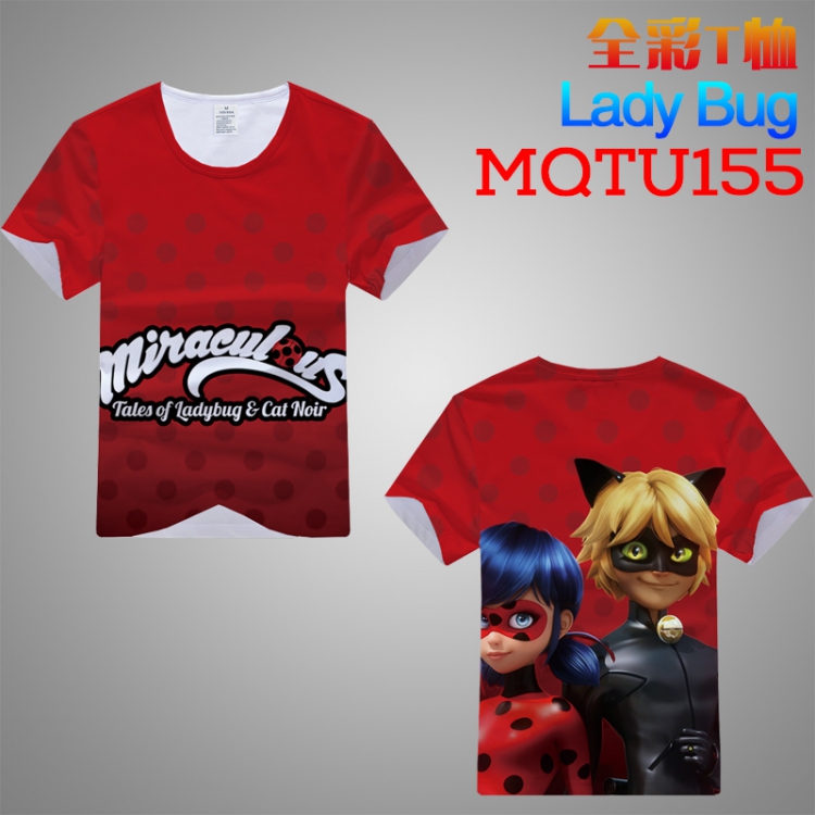 MQTU155 Miraculous Ladybug Modal T-Shirt M L XL XXL XXXL