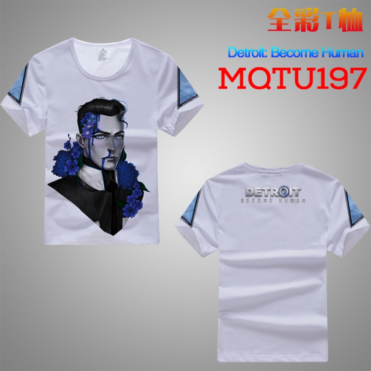 T-shirt Detroit: Become Huma Double-sided M L XL XXL XXXL MQTU196