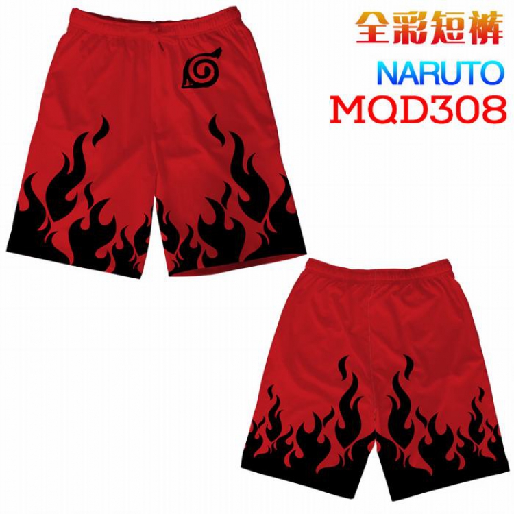 Naruto Full color shorts MQD308 M L XL XXL XXXL