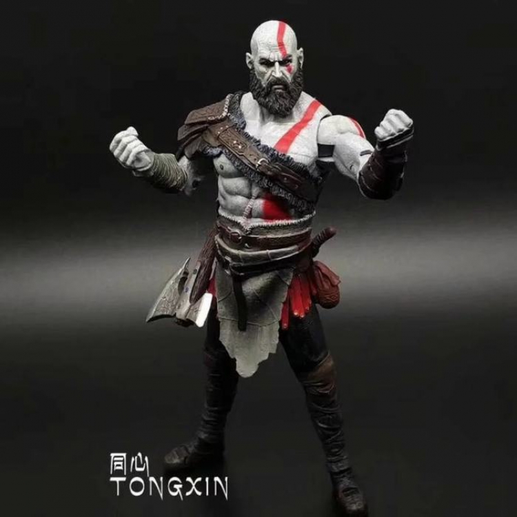 God of War Ares Kratos Kratos 2018 version father and son version 7 inch hands-on Figure 18CM a box of 100