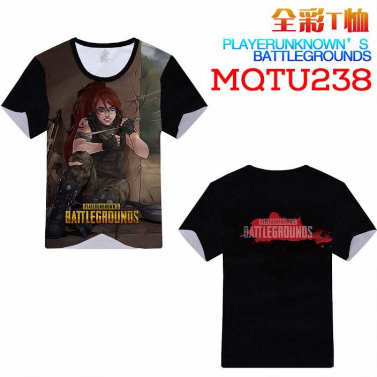 Playerunknowns Batt MQTU238 Modal Full Color Short Sleeve T-Shirt M L XL XXL XXXL