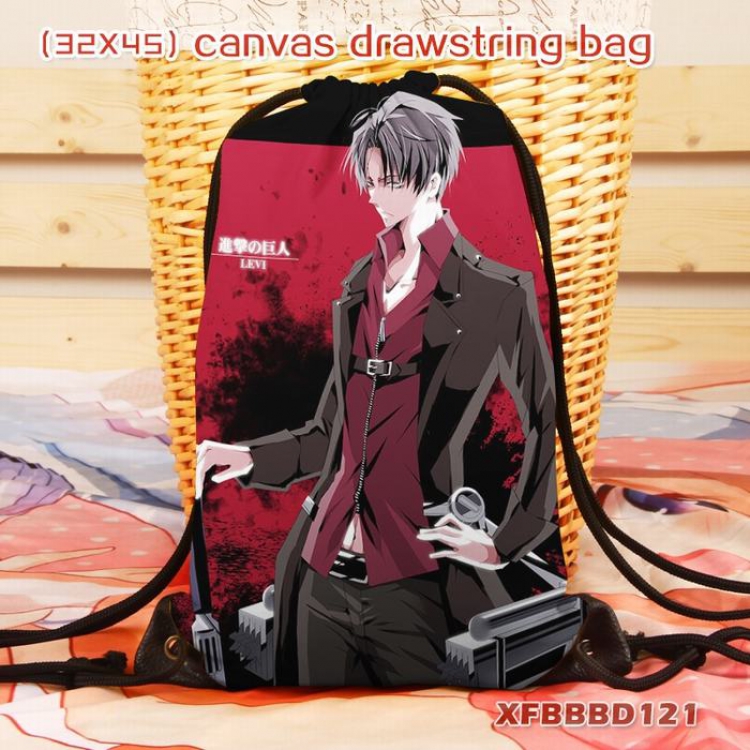 Shingeki no Kyojin Anime canvas backpack 32X45CM XFBBBD121