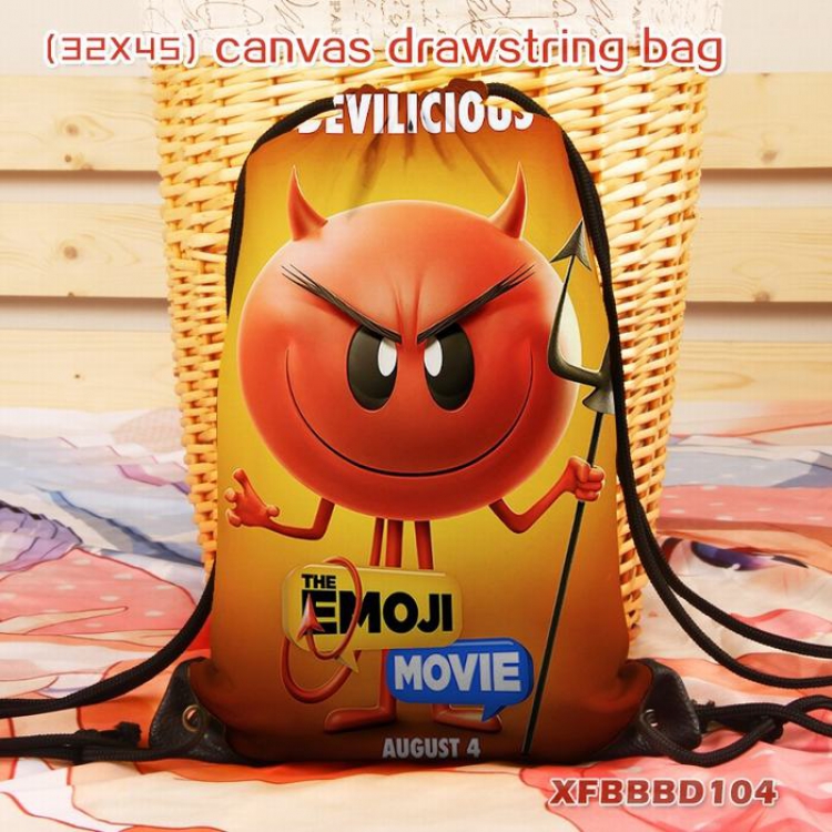 The Emoji Movie canvas backpack 32X45CM XFBBBD104