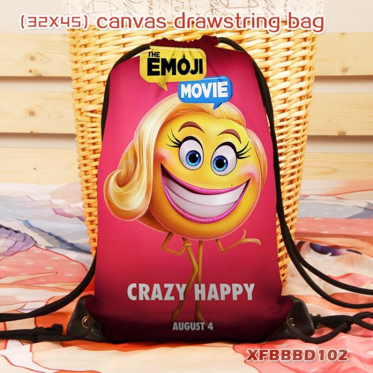 The Emoji Movie canvas backpack 32X45CM XFBBBD102