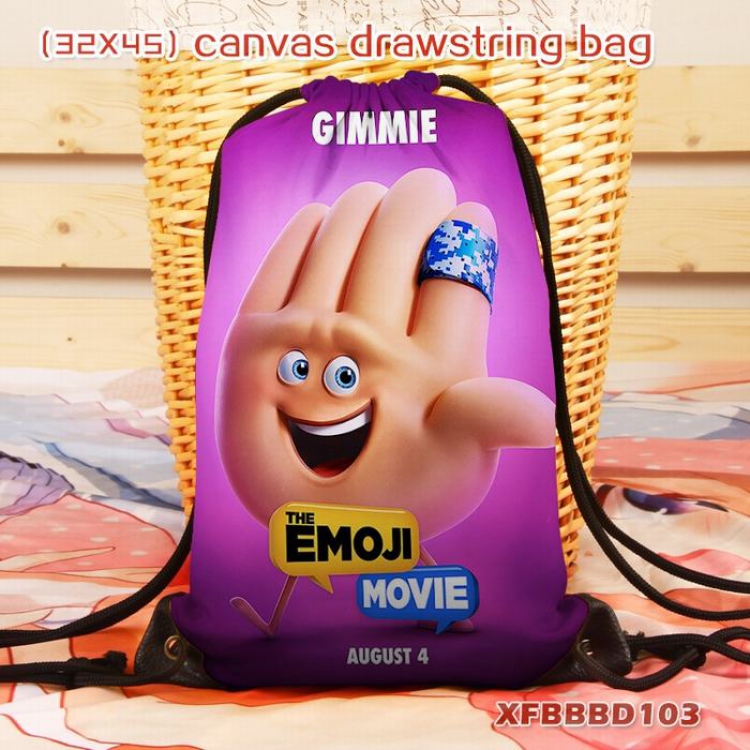 The Emoji Movie canvas backpack 32X45CM XFBBBD103