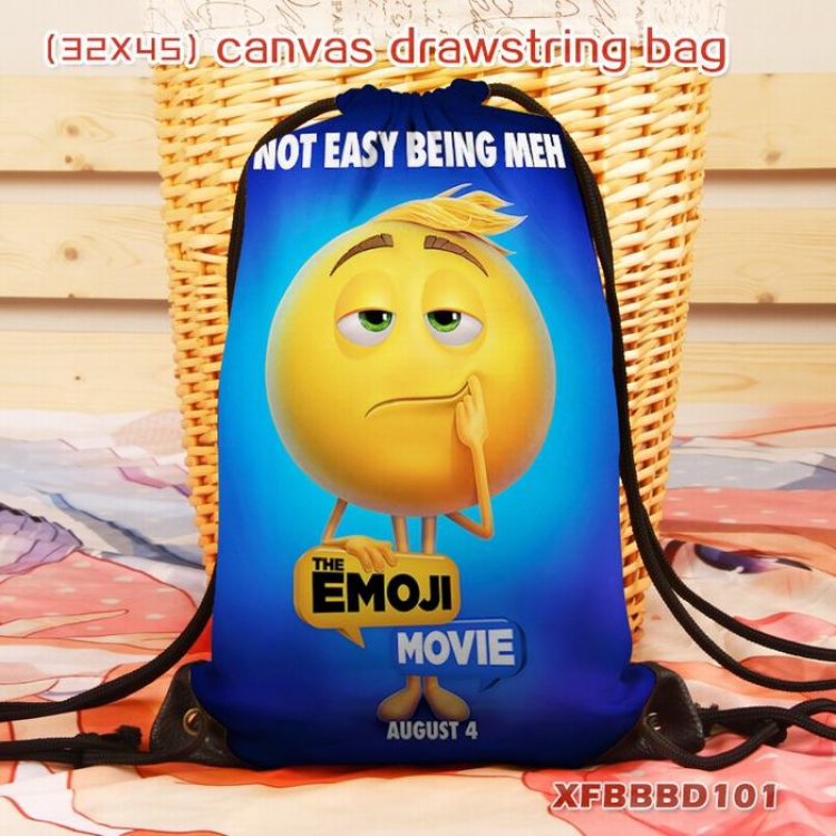 The Emoji Movie canvas backpack 32X45CM XFBBBD101