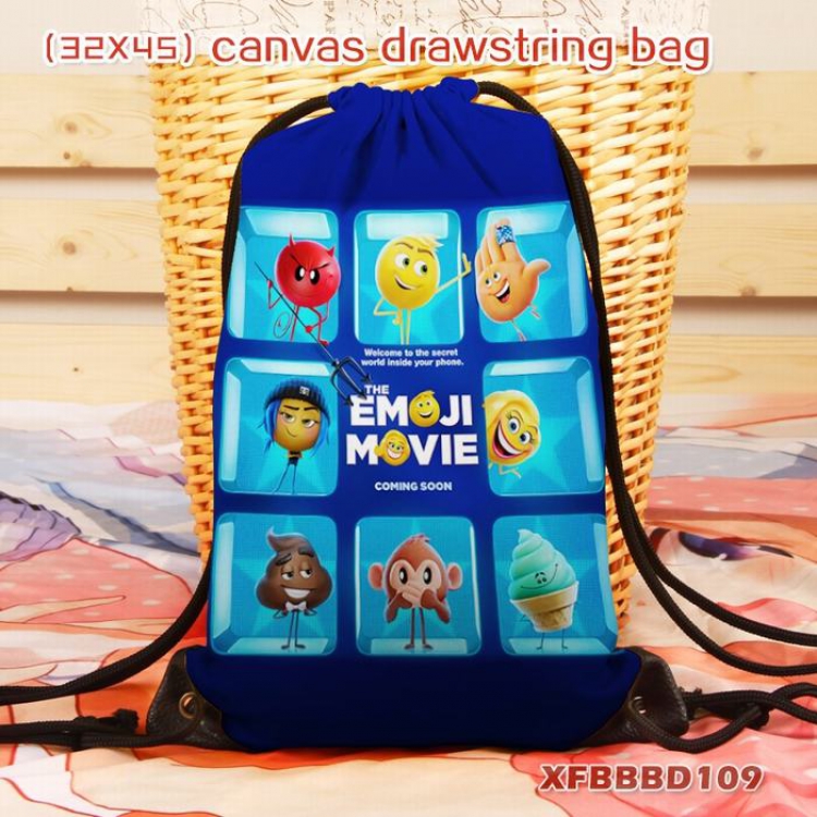 The Emoji Movie canvas backpack 32X45CM XFBBBD109