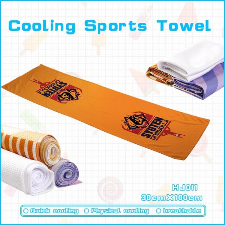 Onmyoji game Cold sensation movement Sweat towel 30X100CM HJ011