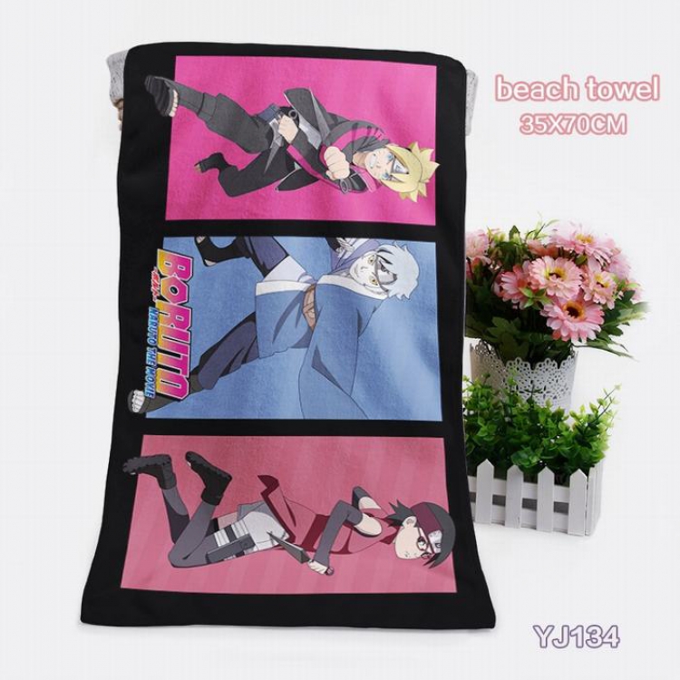 Naruto Anime bath towel 35X70CM YJ134