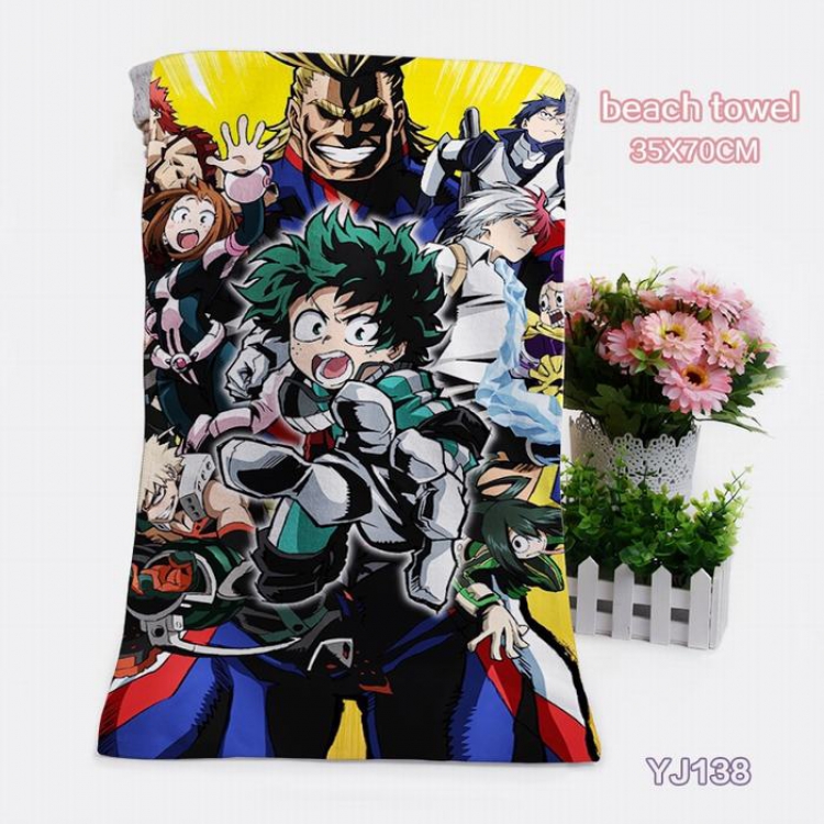My Hero Academia Anime bath towel 35X70CM YJ138