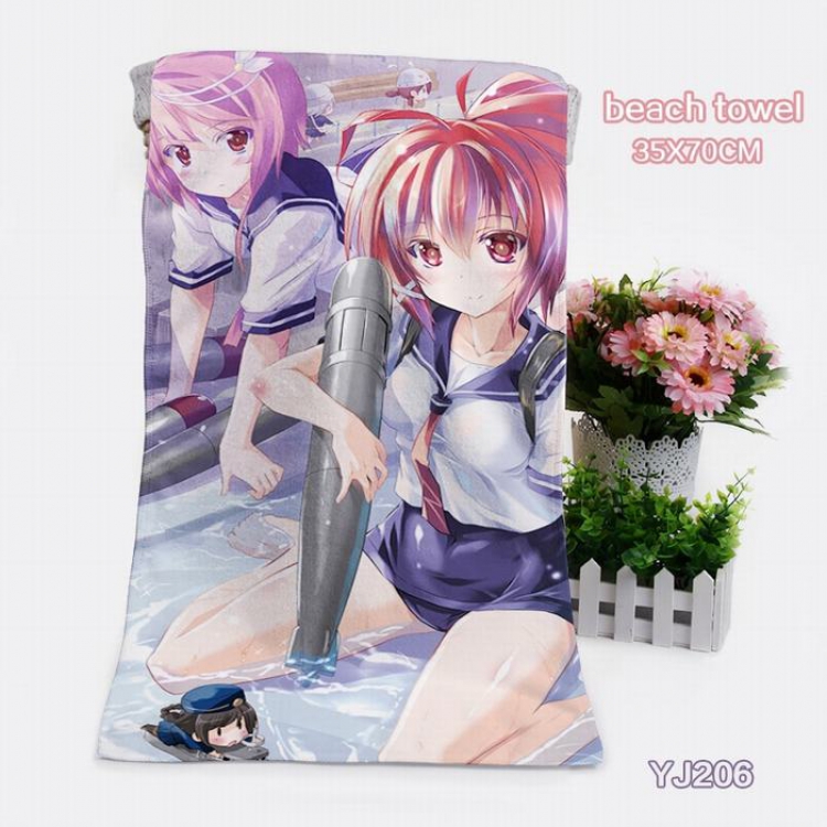 Kantai Collection Anime bath towel 35X70CM YJ206