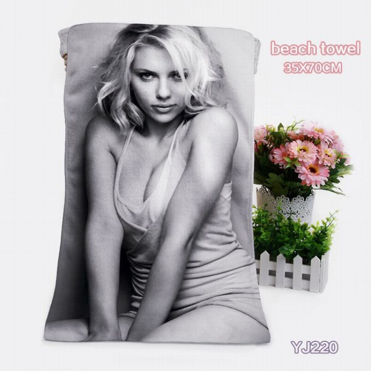 Scarlett Johansson bath towel 35X70CM YJ220
