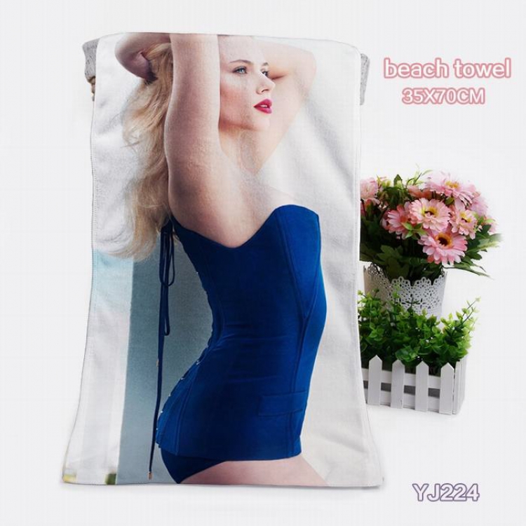 Scarlett Johansson bath towel 35X70CM YJ224